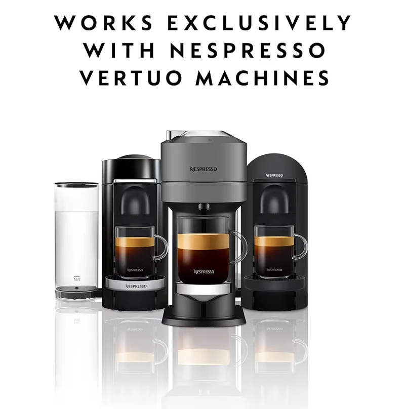 Nespresso Capsules Vertuo, Melozio Decaffeinato, Medium Roast Espresso - (30Ct) Coffee Pods Brews (7.8 oz.)