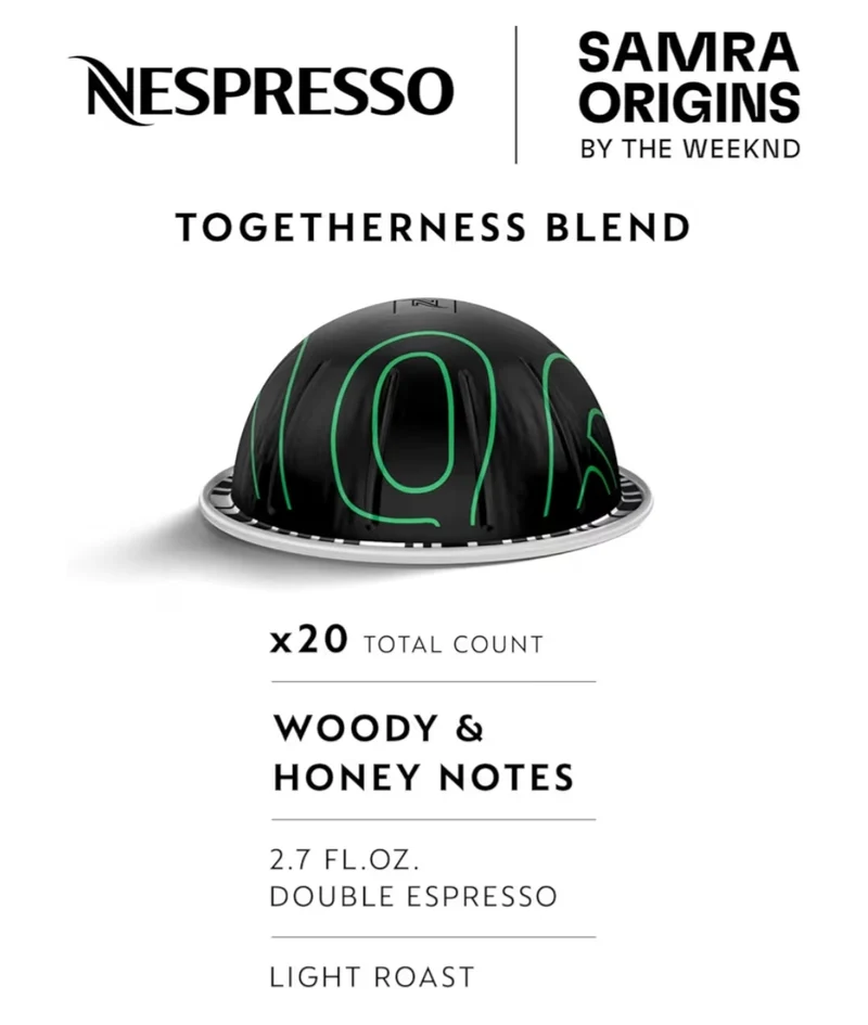 Nespresso Vertuo Pop+ Coffee & Espresso Maker by De'Longhi, Double Espresso, Light Roast - 20CT Pods