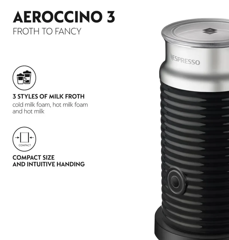 Nespresso Vertuo Pop+ Coffee & Espresso Maker by De'Longhi, Aeroccino3 Milk Frother, Double Espresso, Light Roast - 20CT Pods