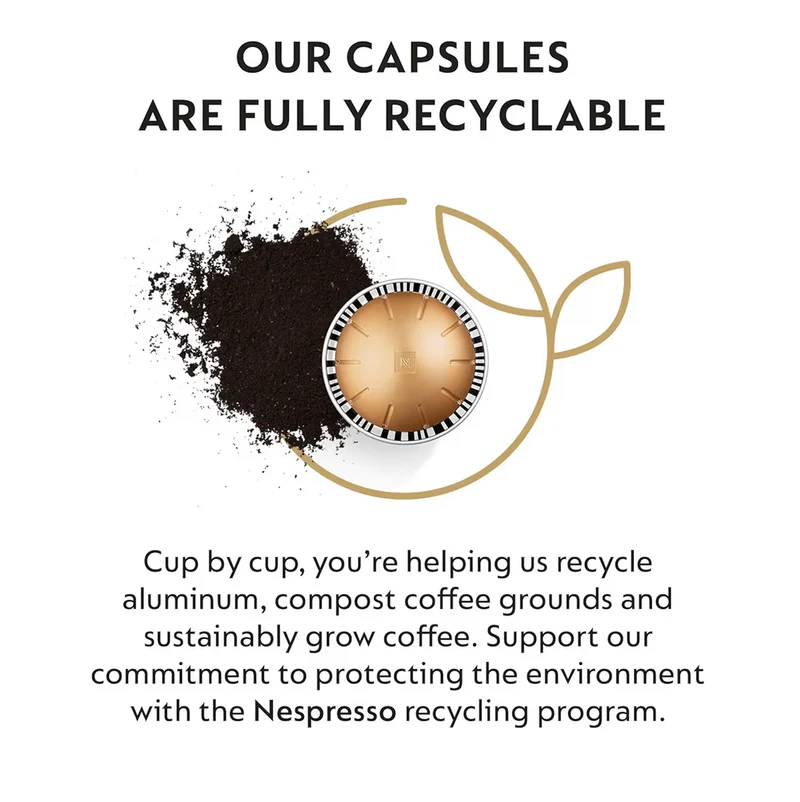 Nespresso Capsules Vertuo, Melozio, Medium Roast Coffee, Brews 7.8oz. - 10CT (Pack of 3) Coffee Pods