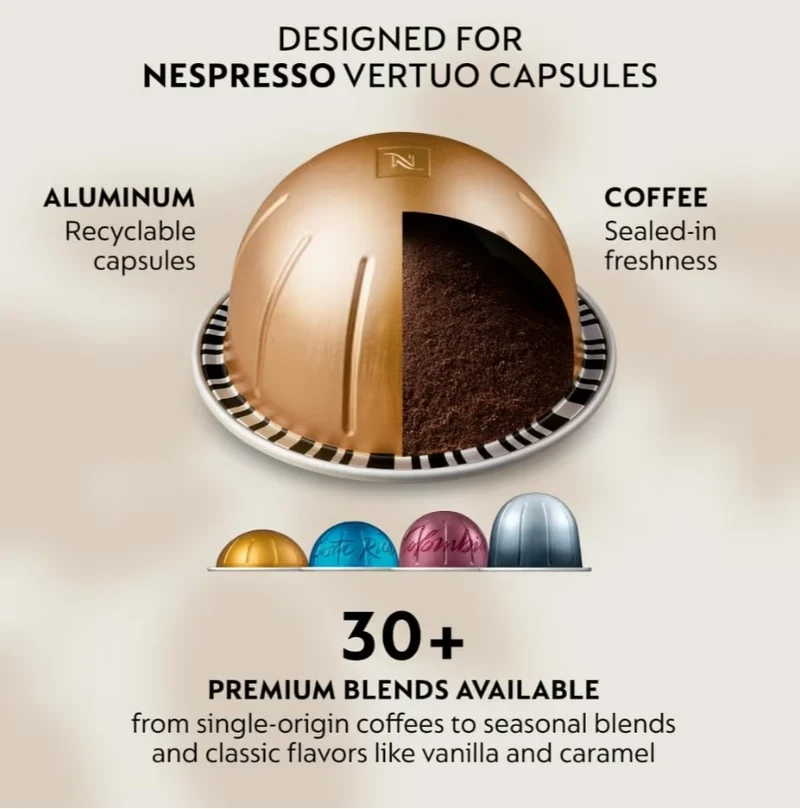 Nespresso Vertuo Next Coffee and Espresso Maker by De'Longhi - JADE