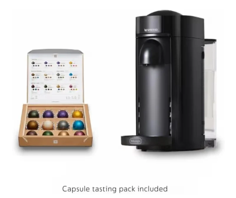 Nespresso Vertuo Plus Coffee and Espresso Maker By De'Longhi - Ink Black
