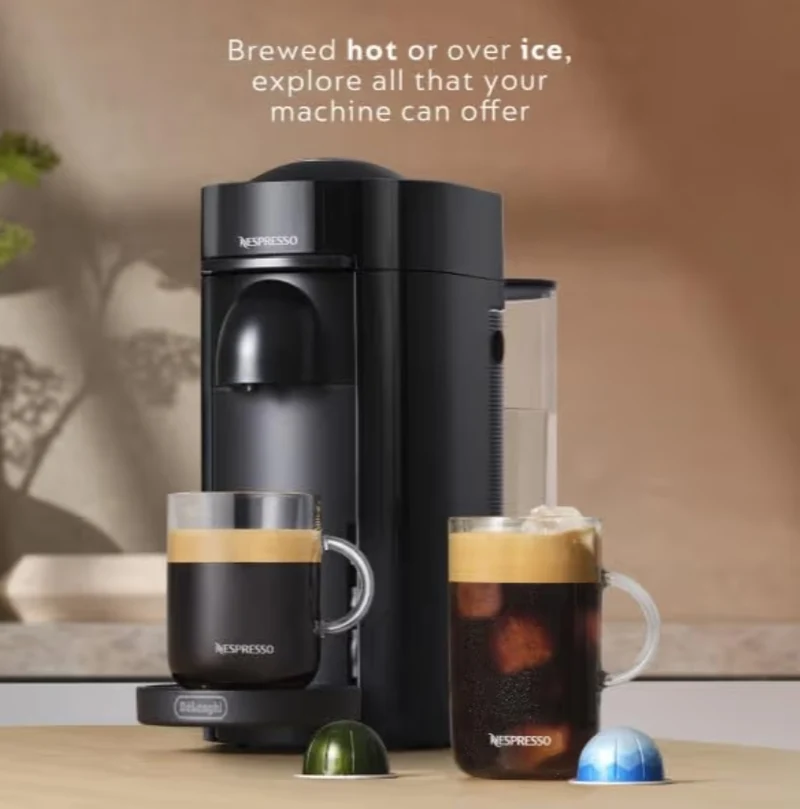 Nespresso Vertuo Plus Coffee and Espresso Maker By De'Longhi - Ink Black