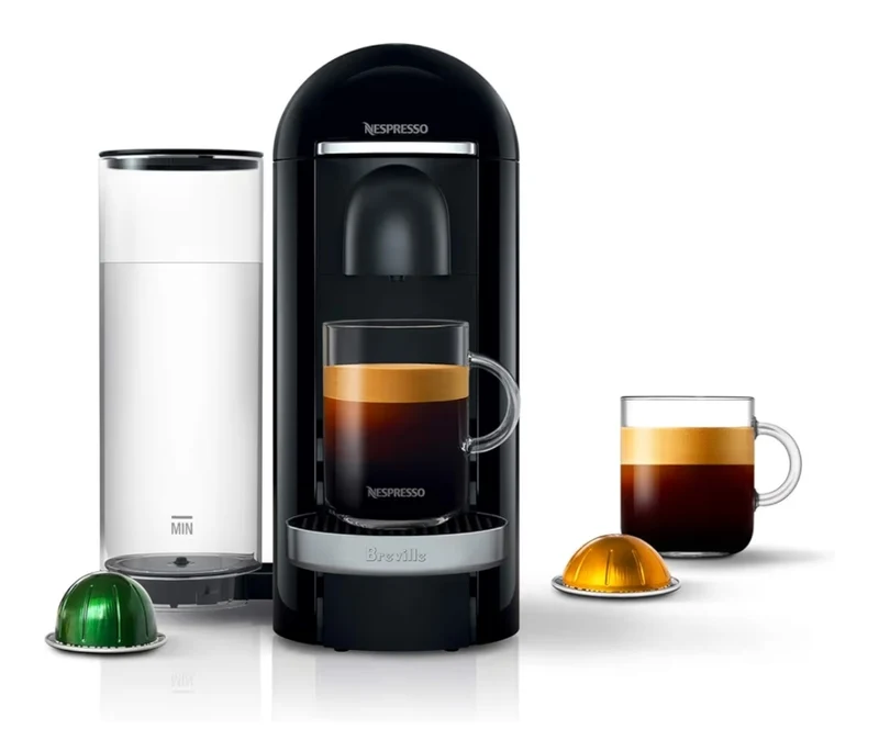 Nespresso Breville Vertuo Plus Deluxe Coffee and Espresso Maker by Breville, Black