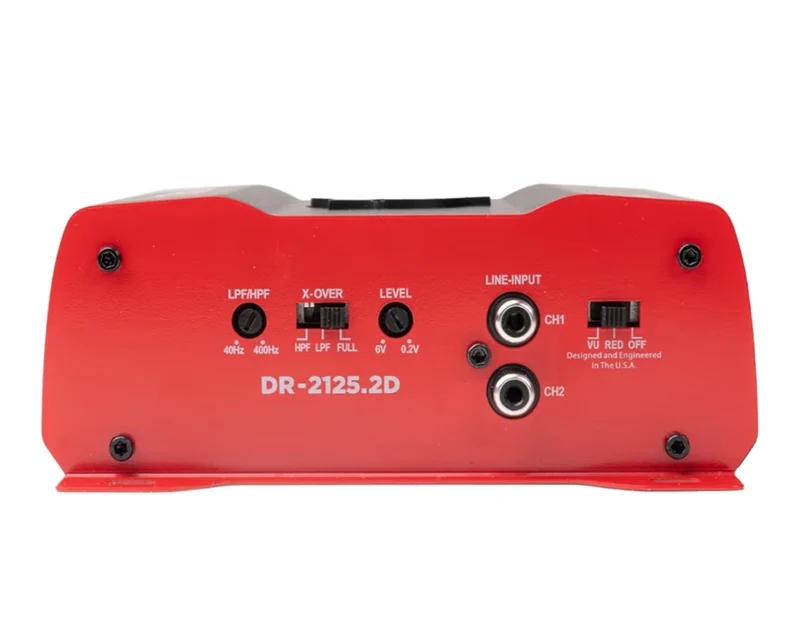 Crunch 2 Channel Subwoofer Car Audio Amplifier w/ Adjustable Crossovers, Bass Knob & Remote - NEW