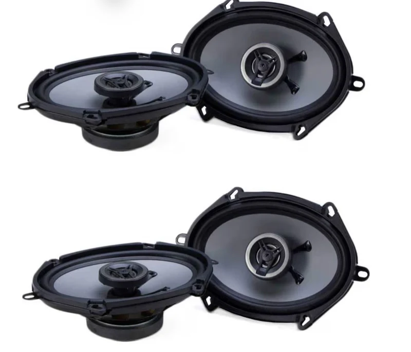 Crunch CS-5768CX 5x7 / 6x8" 250 Watts Full Range 2-Way 4 Ohm Coaxial Car Audio Speakers (2 Pack)