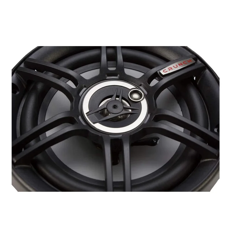 Crunch 6.5" 300 Watt MAX 3 Way Full Range Speaker - 2 PACK