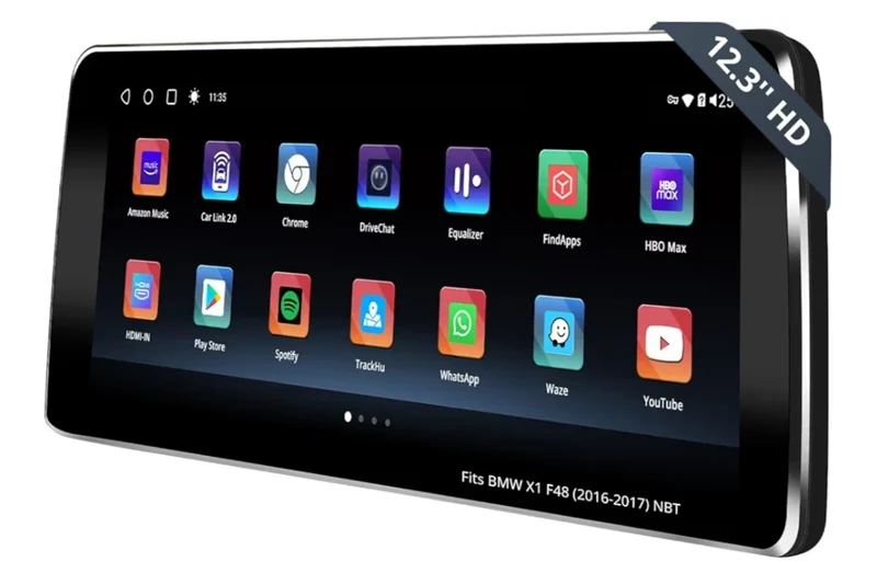 12.3" Android Car Stereo Compatible with BMW X1 Series F48 2016-2017 NBT System, Wireless CarPlay & Android Auto, 4 * 49W Amp,DSP・32B EQ