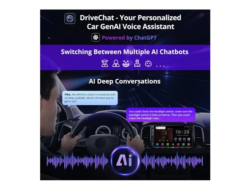 7" Android Double DIN Car Stereo, Wireless CarPlay & Android Auto, Wi-Fi/Bluetooth/USB Touchscreen Car Radio, Backup Camera, MirrorLink, DSP/FM/AM/SWC