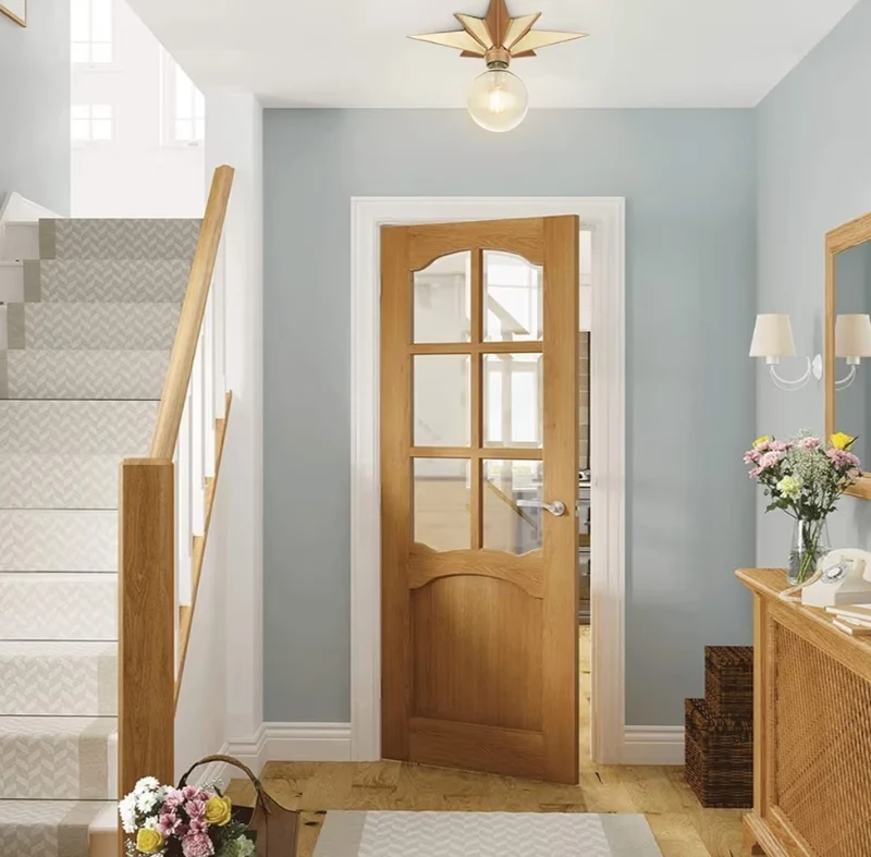 Flush Mount Ceiling Light - Star Lights Fixture Hallway Lighting Brass Flush Mount 2PK - (Bulb not included)