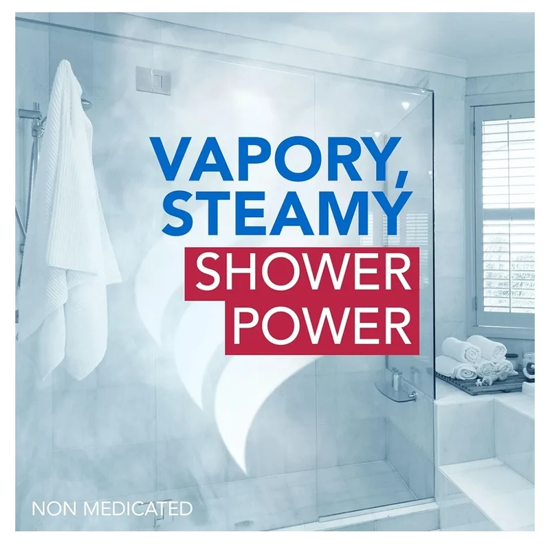 Vicks, VapoShower Plus, Shower Steamers, Eucalyptus Shower Steamer & Menthol Scent, Aromatherapy Shower Steamer & Shower Bombs (12CT)