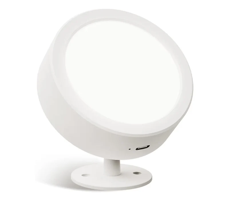 LED Wall Mounted Lights, 5500mAh Rechargeable Lamp Temps & Remote and Touch Control, 360°Rotation Dimmable Cordless (3 PK White)