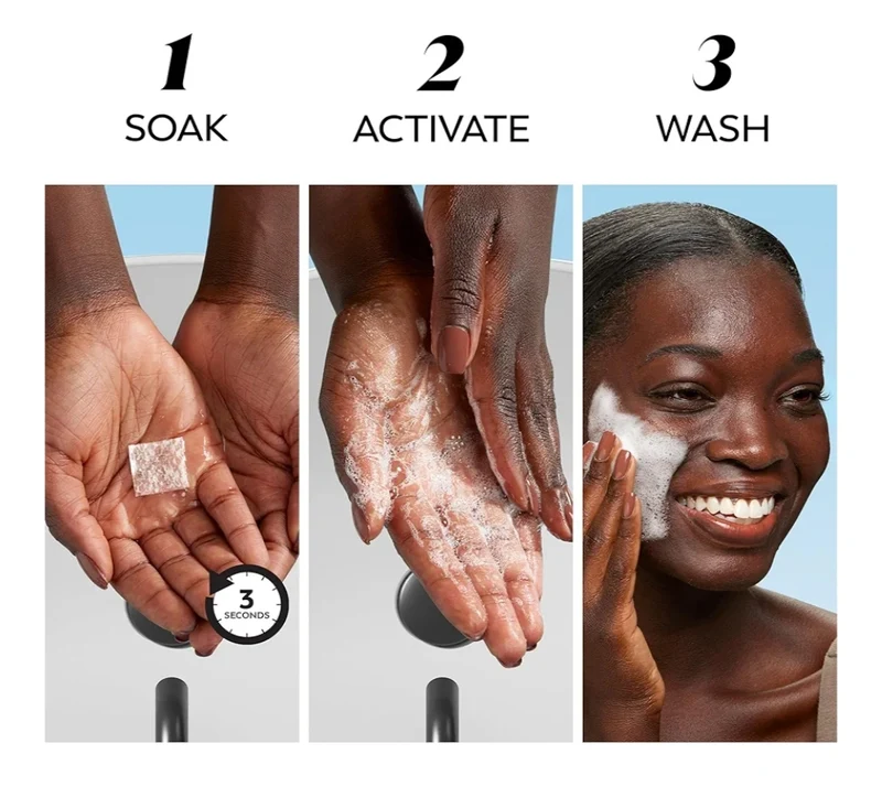 Olay Face Wash, Retinol Cleansing Melts, Fragrance-Free, Daily Use Gentle Cleanser, For All Skin Types 64ct (2 Pack)