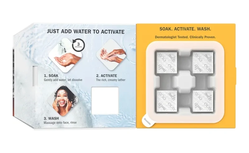 Olay Face Wash, Vitamin C Cleansing Melts, Daily Use Gentle Cleanser - Soft Citrus Scent 64ct (2 Pack)