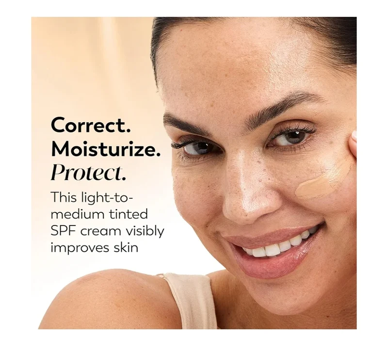 Olay Total Effects Tone Correcting Face Moisturizer with Sunscreen SPF 15, Light to Medium (1.7 Oz)