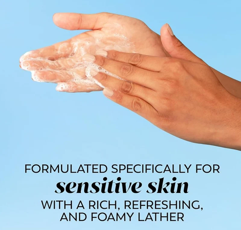 Olay Face Cleanser, Gentle Foaming Face Wash for Sensitive Skin - Fragrance-Free Glycerin-Based Formula (6.7 Oz-3 Pack)