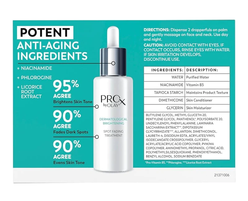 Olay Pro-X Dermatological Even Skin Tone Spot Fading Treatment Serum (1.3 oz)
