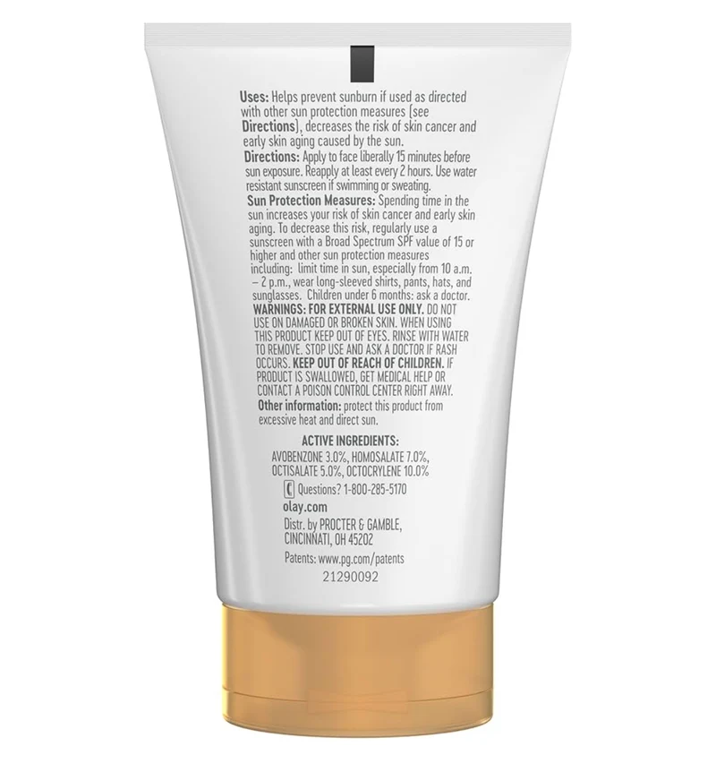 Olay Invisible Sunscreen, SPF 35, 100% Invisible Facial Sunscreen and Makeup Primer - Fragrance-Free w/ Vitamin C & E, Aloe Vera (1.7 Oz)