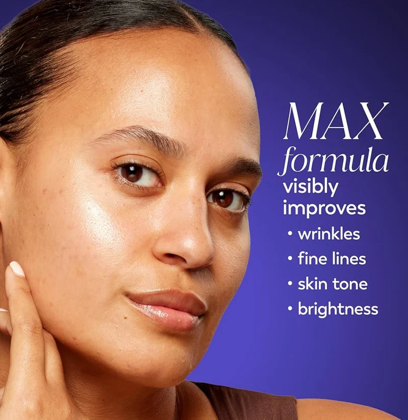Olay Retinol Face Moisturizer, 24 MAX Anti-Aging Night Cream Anti-Wrinkle Skin Care (1.7 oz) & Trial Size Retinol Cleansing Melts (12 ct)