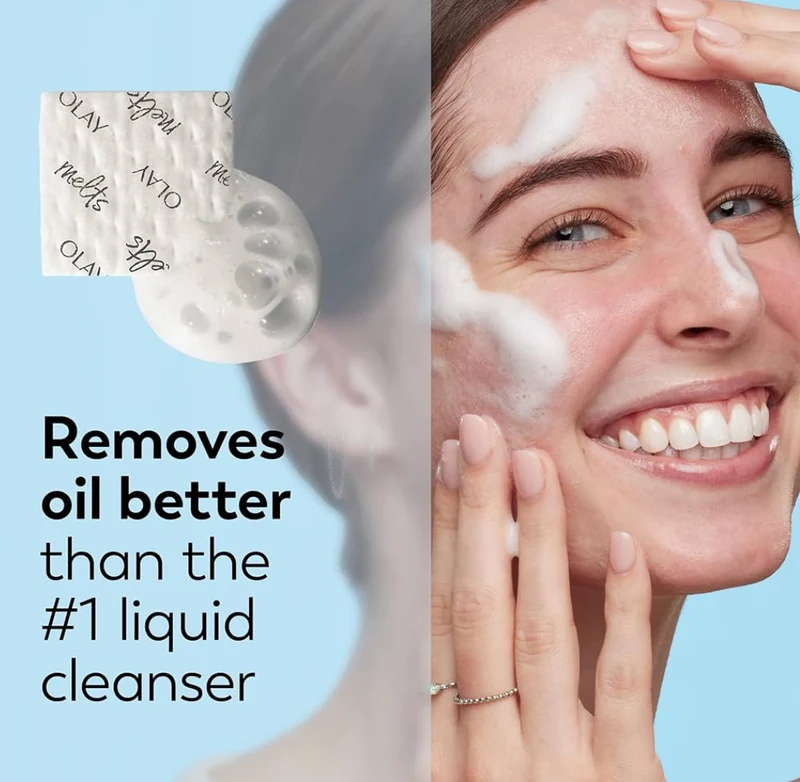 Olay Retinol 24 Face Moisturizer, Anti-Aging Night Cream Anti-Wrinkle Skin Care (1.7 oz) & Trial Size Retinol Cleansing Melts - (12 ct)