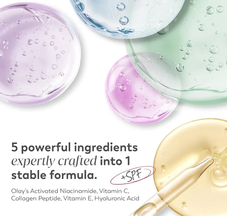 Olay Super Cream with Sunscreen SPF 30, Lightweight Face Moisturizer (1.7 oz) & Trial Size Vitamin C Cleansing Melts, Water-Activated Face Wash (12 ct)