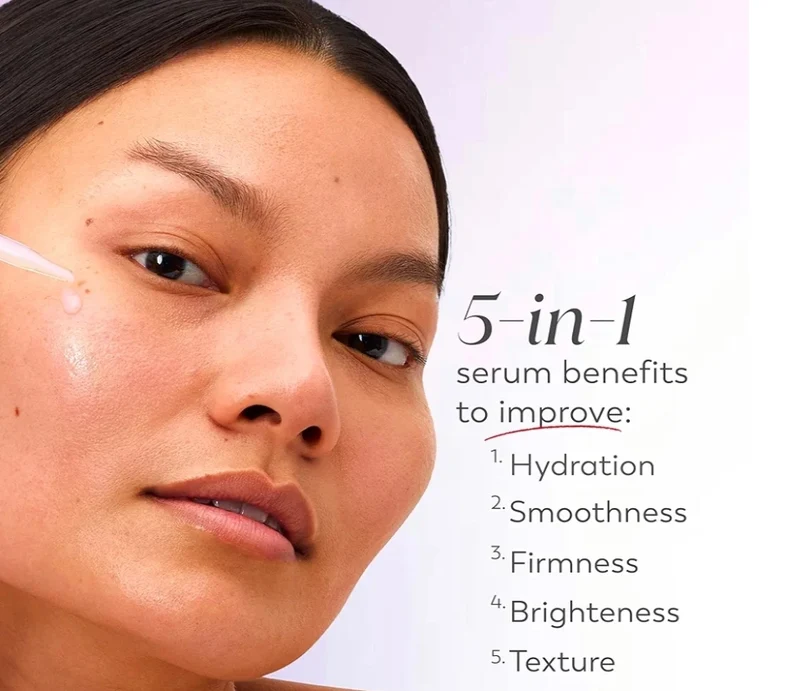 Olay Super Serum - Niacinamide, Vitamin C & E, Collagen Peptide, AHA - 5-in-1 Skin Care Brightening Anti-Aging (1.0 Oz)