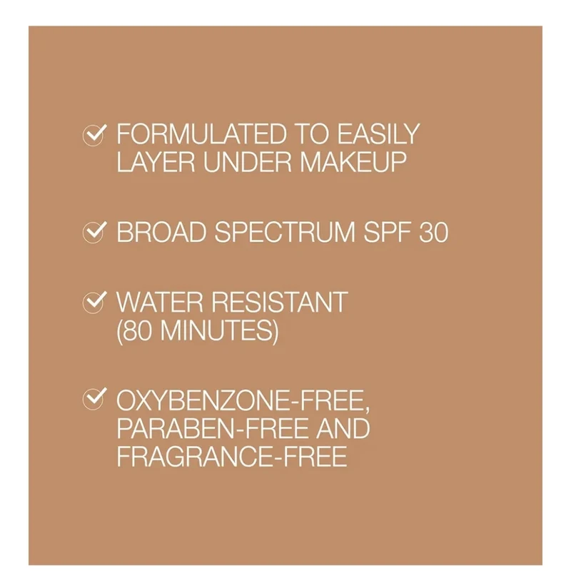 Neutrogena Purescreen+ Tinted Sunscreen for Face SPF 30 Zinc Oxide and Vitamin E, Water Resistant, Fragrance Free Medium (1.1 fl oz)
