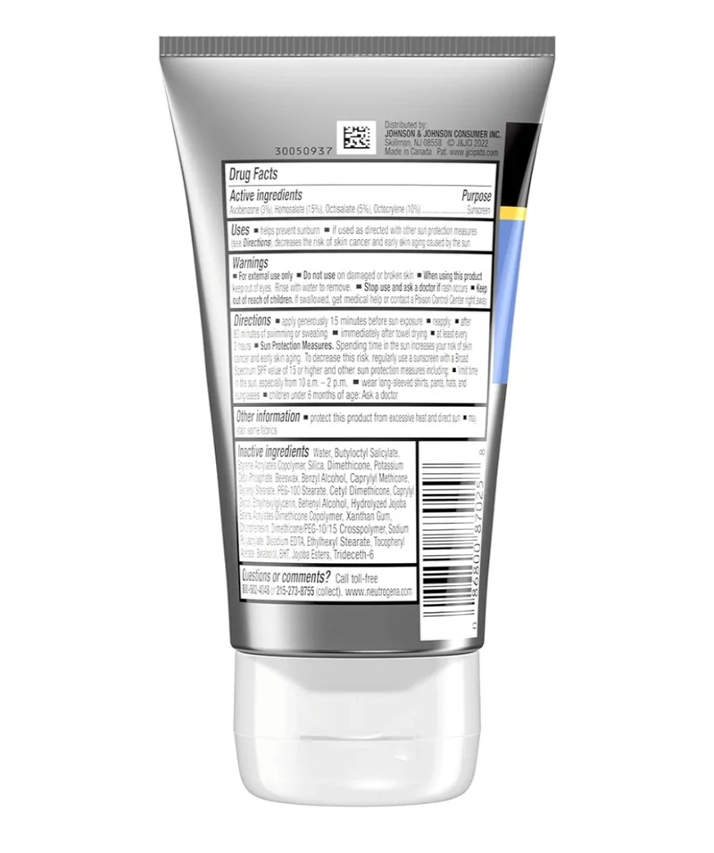 Neutrogena Sport Face Sunscreen SPF 70+ Oil-Free, 2.5 fl oz, Sweat & Water-Resistant, Broad-Spectrum UVA/UVB