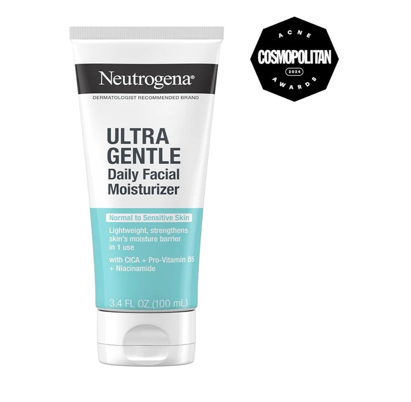 Neutrogena Fragrance Free Daily Facial Moisturizer for Sensitive Skin w/ Vitamin B3, Pro-Vitamin B5 & Vitamin E - (3.4 fl. oz)