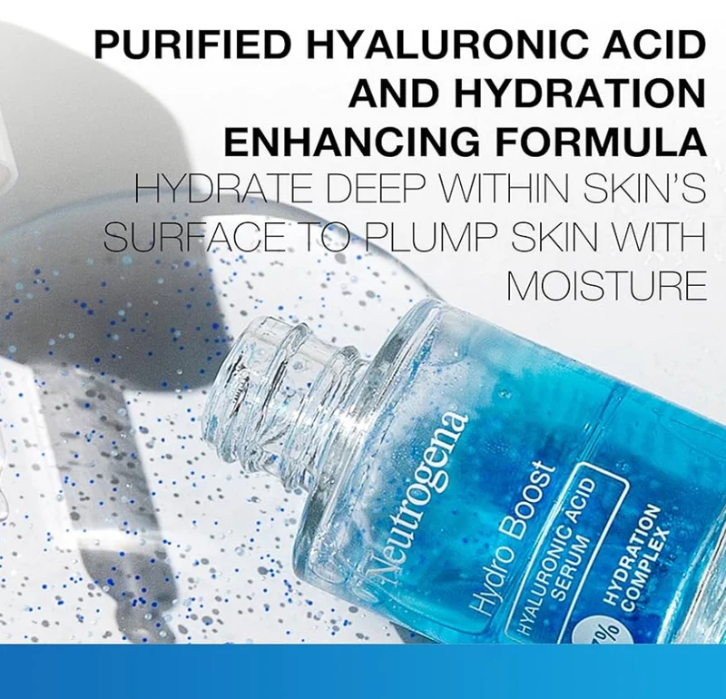 Neutrogena Hydro Boost Hyaluronic Acid Serum - with Pro-Vitamin B5 & Glycerin w/ 24-Hour Weightless Hydration (1 fl. oz.)