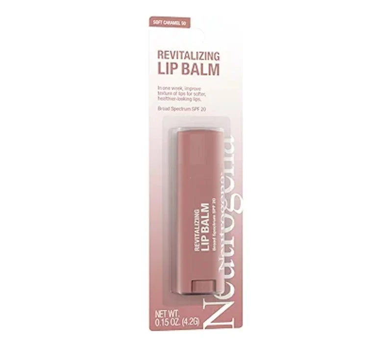 Neutrogena Revitalizing Tinted Lip Balm Broad Spectrum SPF 20 Moisturizing Lip Balm with a Sheer Tint Sheer Soft Caramel 50 (.15 oz)