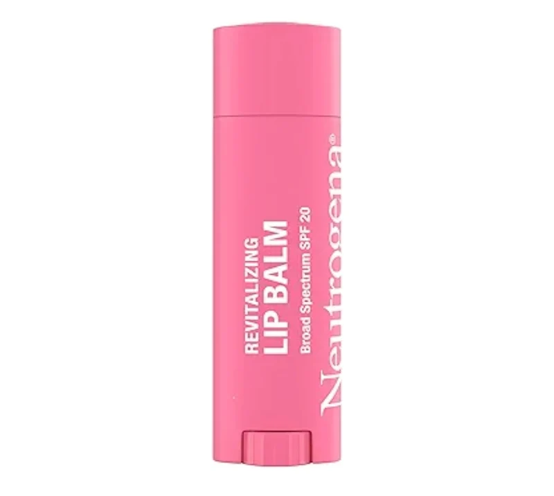 Neutrogena Revitalizing Tinted Lip Balm Broad Spectrum SPF 20 Moisturizing Lip Balm with a Sheer Tint Sheer Healthy Blush 20, (.15 oz)