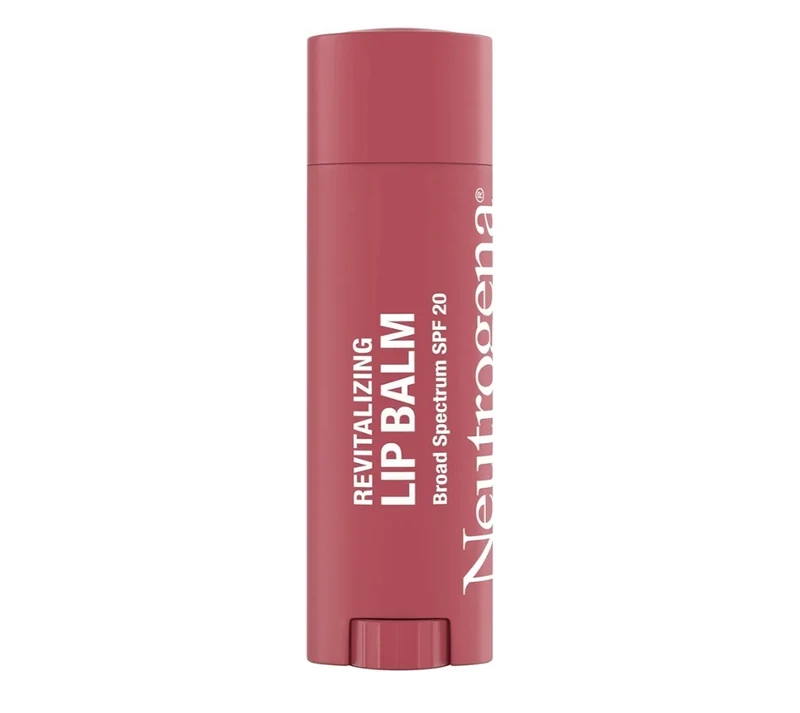 Neutrogena Revitalizing Tinted Lip Balm Broad Spectrum SPF 20 Moisturizing Lip Balm with a Sheer Tint for Softer Sheer Sunny Berry 30, (.15 oz)