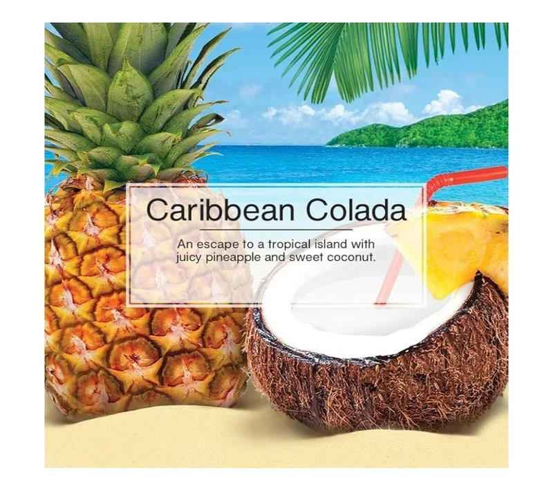 LITTLE TREES Car Air Freshener Spray Long-Lasting Scent On-the-go Freshness -Caribbean Colada (6)