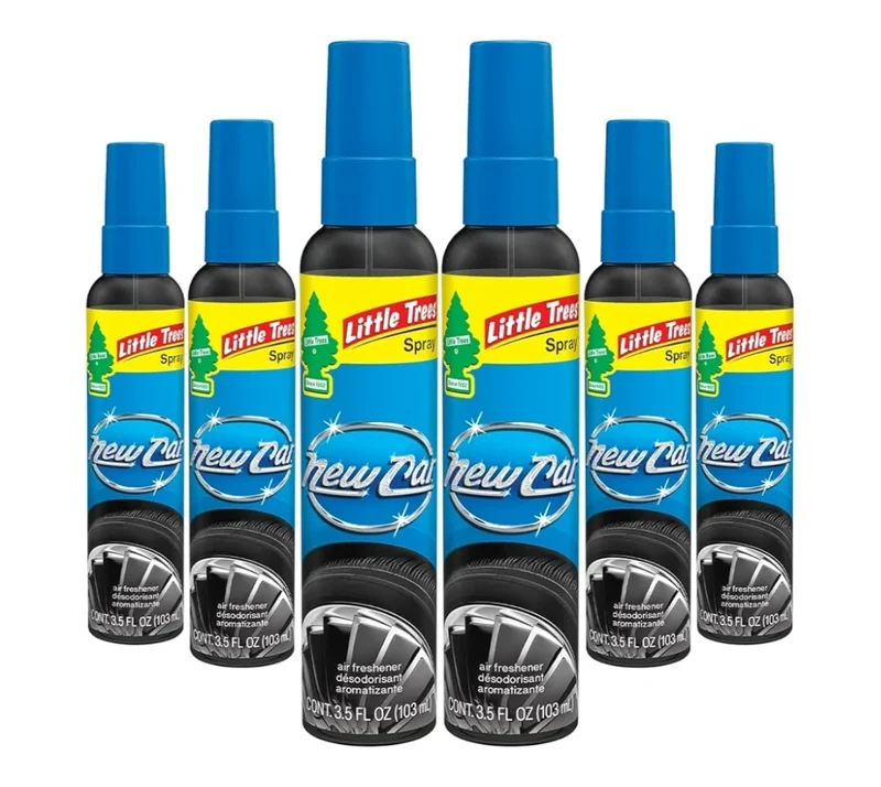 LITTLE TREES Car Air Freshener Spray Long-Lasting Scent On-the-go - New Car Scent (6)