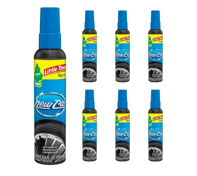 LITTLE TREES Car Air Freshener Spray Long-Lasting Scent On-the-go - New Car Scent (6)