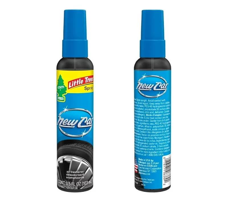 LITTLE TREES Car Air Freshener Spray Long-Lasting Scent On-the-go - New Car Scent (6)
