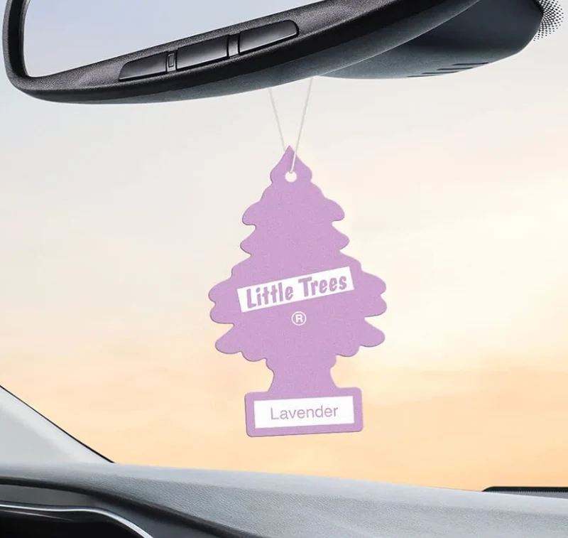 LITTLE TREES Car Air Freshener Hanging Tree Long Lasting Scent - Lavender (24)