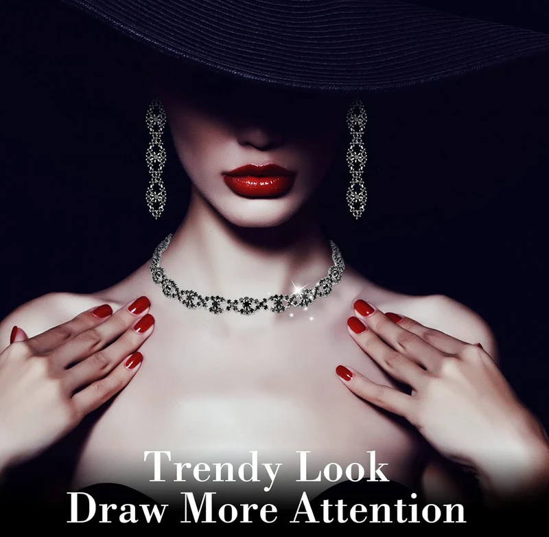 4 PCS Rhinestone Necklace Choker Bracelet Earring Clutch Purses Jewelry Set Women Crystal Triangle Bling Diamond Purse Rhinestone Bag for Wedding Party