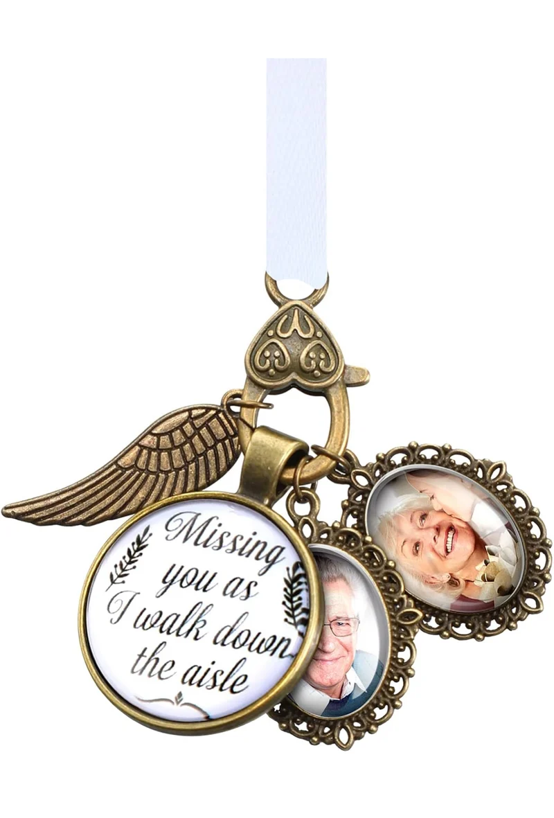 Wedding Bouquet Photo Charms Bridal Bouquet Charm Wedding Accessory