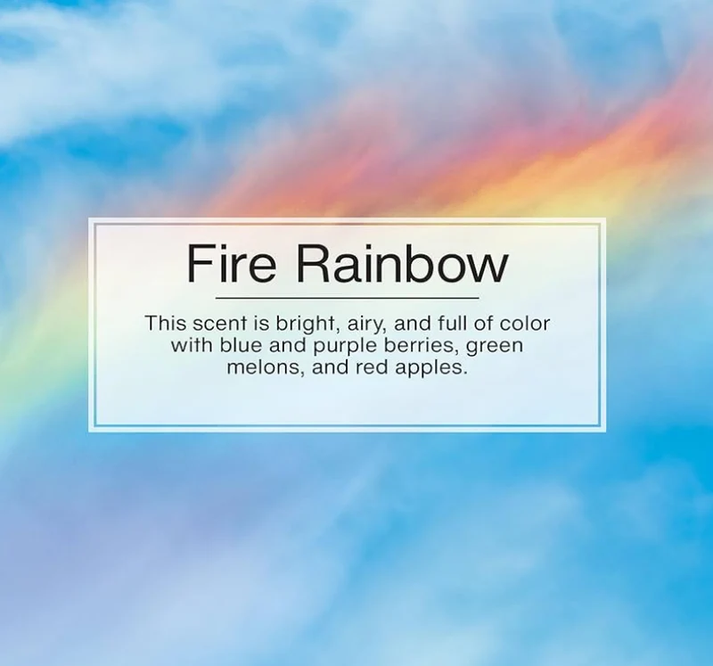 LITTLE TREES Car Air Freshener Hanging Tree Long Lasting Scent - Fire Rainbow (24)
