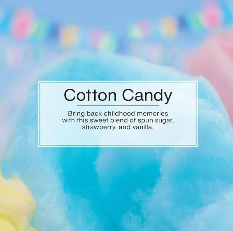 LITTLE TREES Car Air Freshener Hanging Tree Long Lasting Scent - Cotton Candy (24)