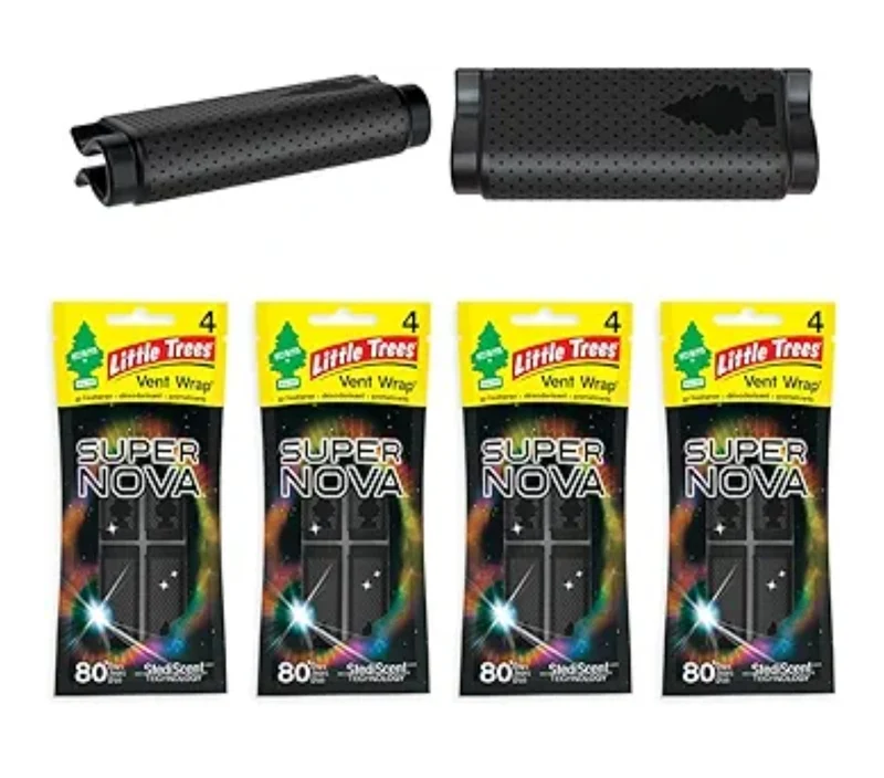 LITTLE TREES Car Air Freshener Vent Wrap Lasting Scent Invisibly Fresh Supernova (16)