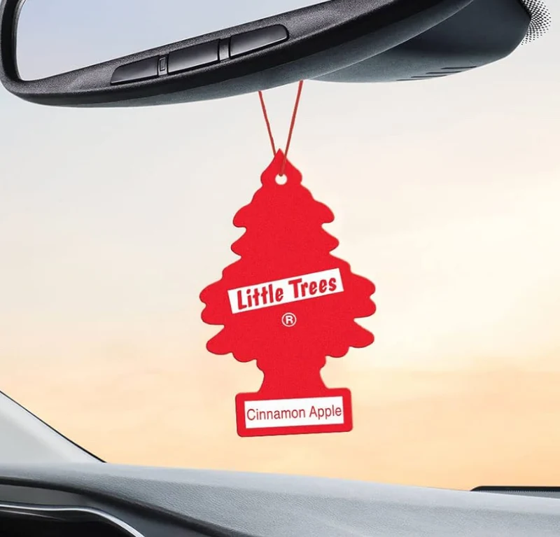 LITTLE TREES Car Air Freshener Long Lasting Scent - Cinnamon Apple - (24)