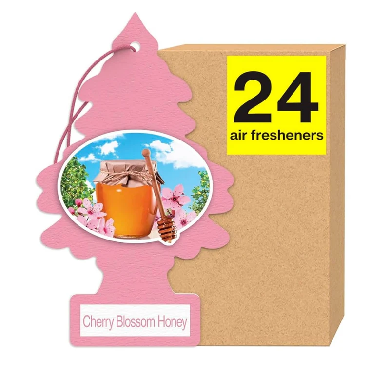 LITTLE TREES Car Air Freshener Hanging Tree - Cherry Blossom (24) Air Fresheners