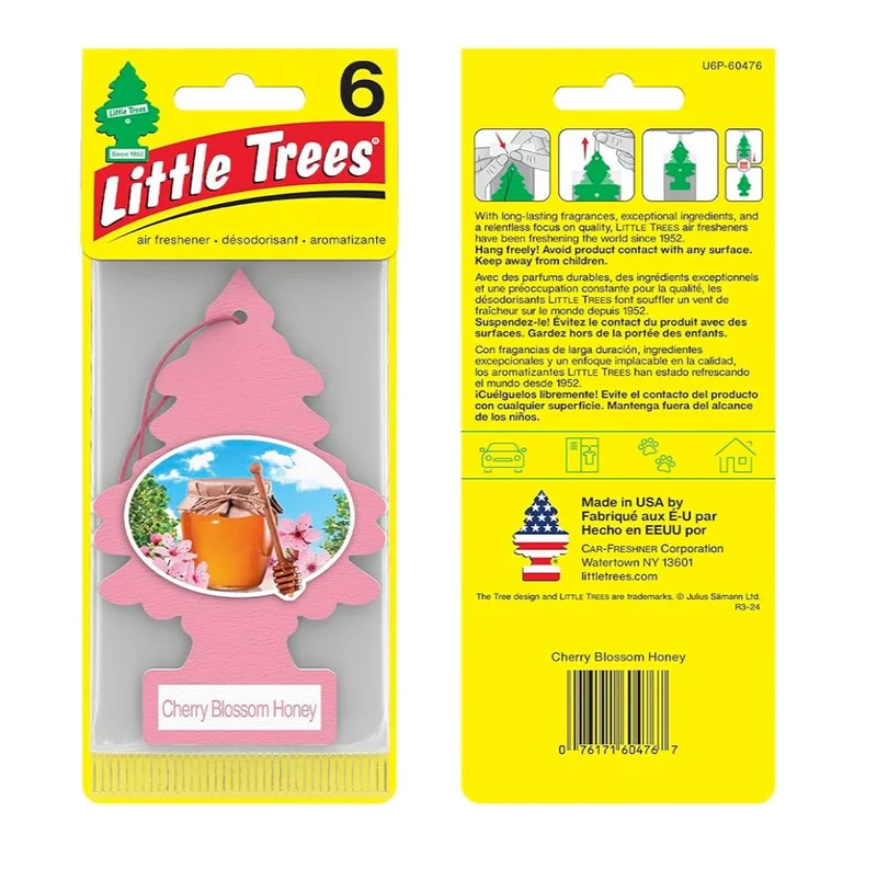 LITTLE TREES Car Air Freshener Hanging Tree - Cherry Blossom (24) Air Fresheners