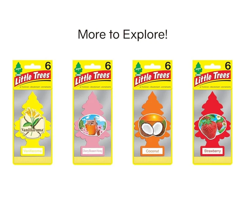 LITTLE TREES Car Air Freshener Long Lasting Scent Bubble Gum (24) Air Fresheners