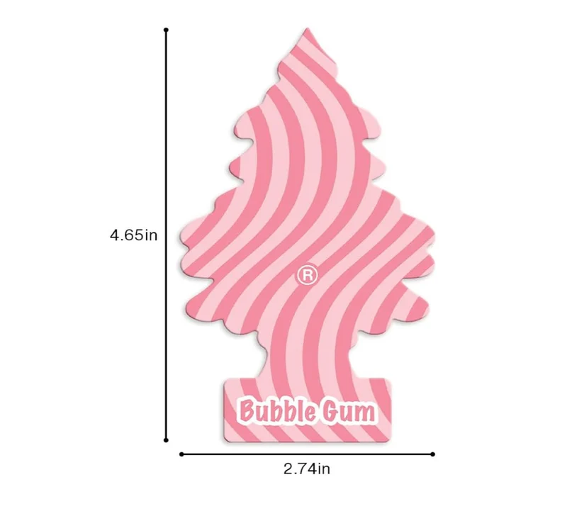 LITTLE TREES Car Air Freshener Long Lasting Scent Bubble Gum (24) Air Fresheners