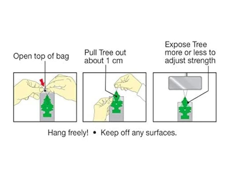 LITTLE TREES Car Air Freshener Long Lasting Scent Bubble Gum (24) Air Fresheners