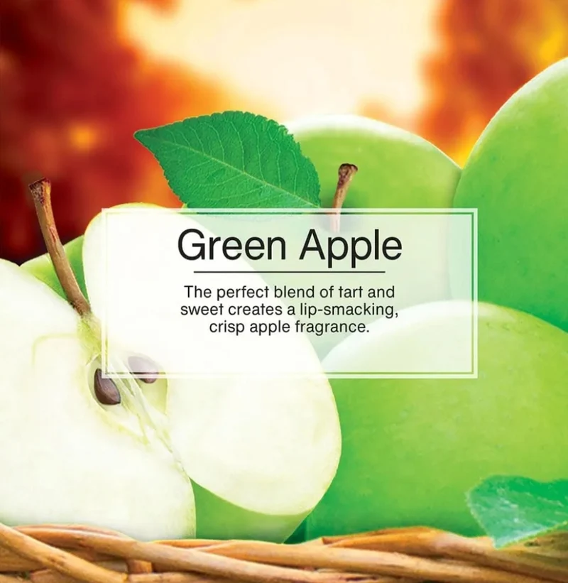 LITTLE TREES Car Air Freshener Fiber Can Long-Lasting Scent - Green Apple (4)